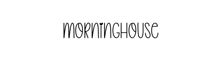 Morning House  Скачать бесплатные шрифты