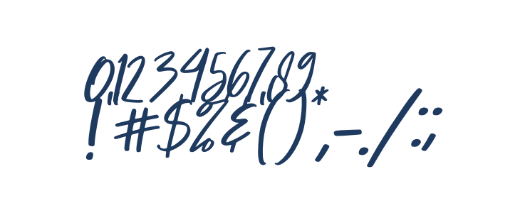 Morning Italic Other Characters