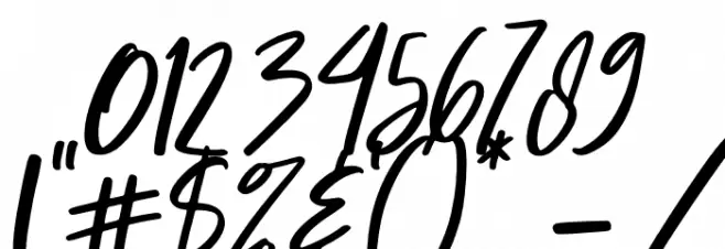 Morning Italic Font OTHER CHARS