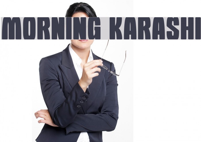 Morning Karashi Font examples