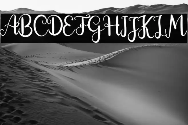 Morning Signature Font examples