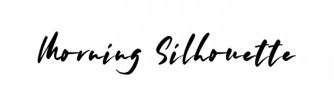 Morning Silhouette  Free Fonts Download