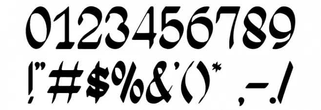 Morning Sky Font OTHER CHARS