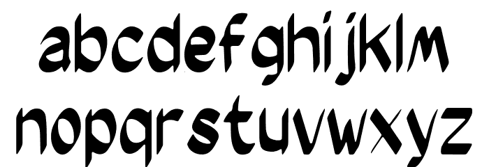Morning Sky Font LOWERCASE