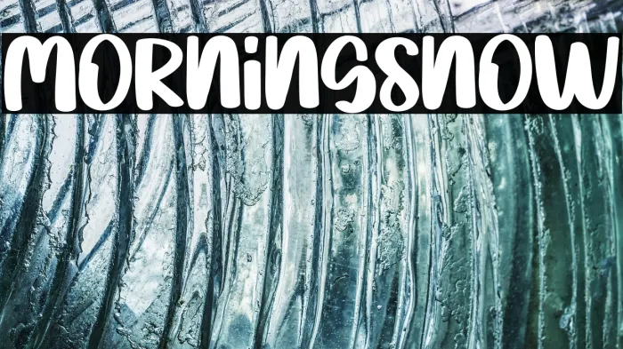 Morning Snow Example 2
