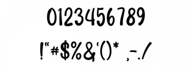 Morning Spirit Font OTHER CHARS