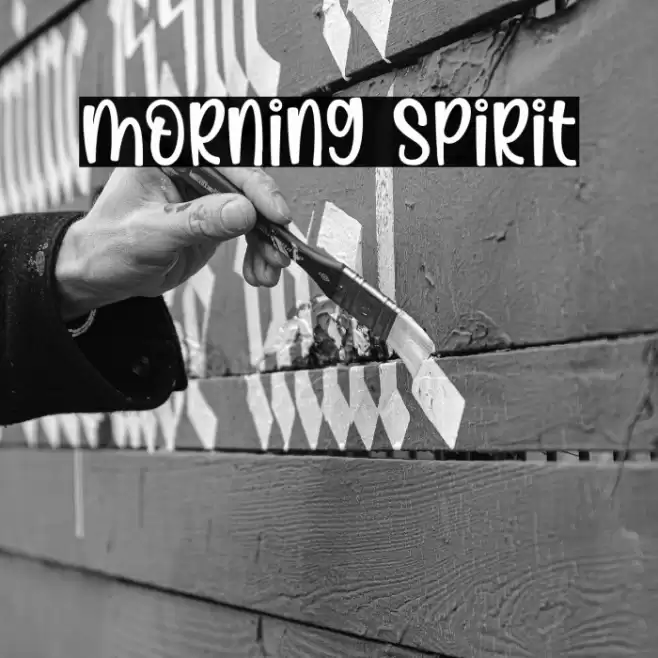 Morning Spirit Font examples