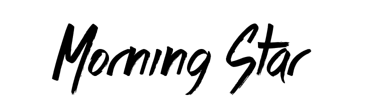 Morning Star  Free Fonts Download