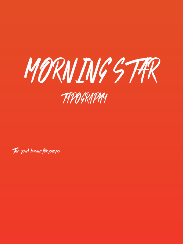 Morning Star Poster