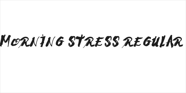Morning Stress Regular Logo