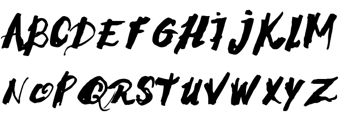 Morning Stress Regular Font LOWERCASE