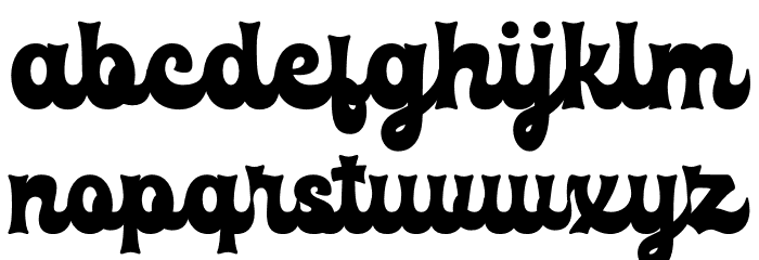 Morning Vintage Personal Use On Font LOWERCASE