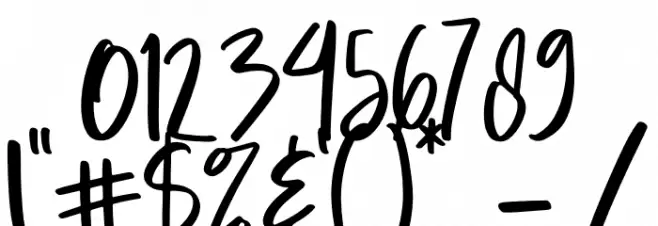 Morning Font OTHER CHARS