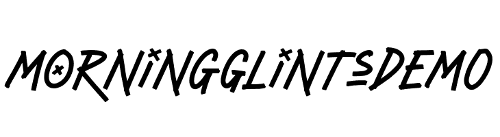 MorningGlintsDEMO  Frei Schriftart Herunterladen
