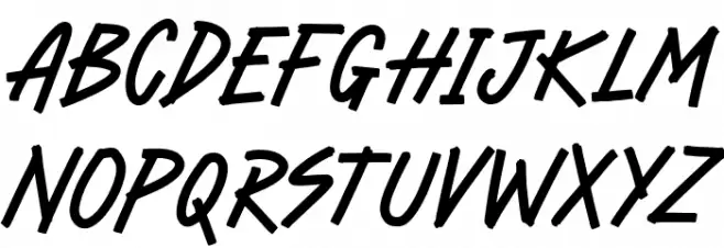 MorningGlintsDEMO フォント 大文字