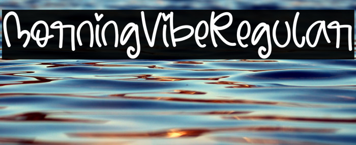 MorningVibeRegular Example 2