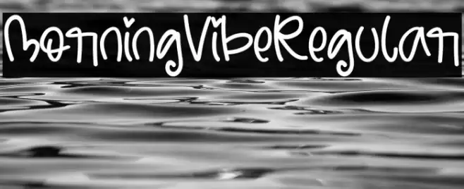 MorningVibeRegular Font examples