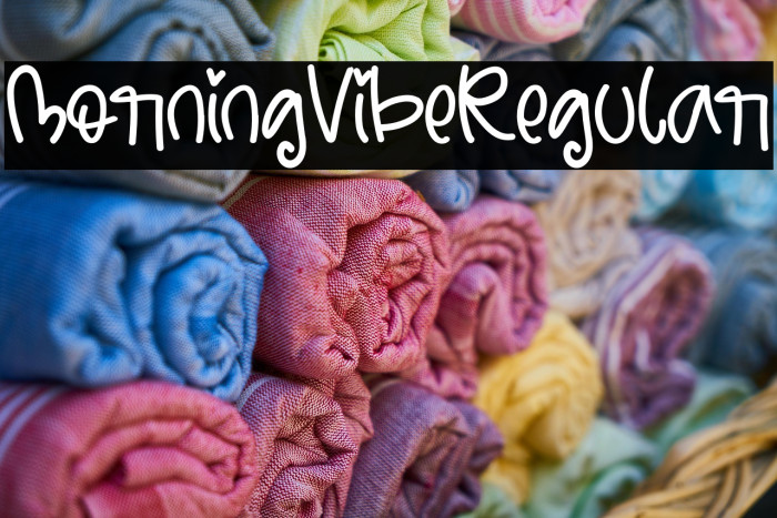 MorningVibeRegular Example 3