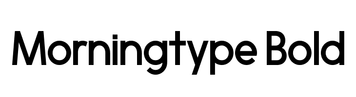Morningtype Bold