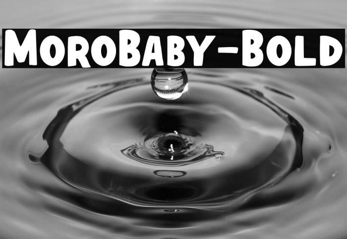 MoroBaby-Bold Example 1