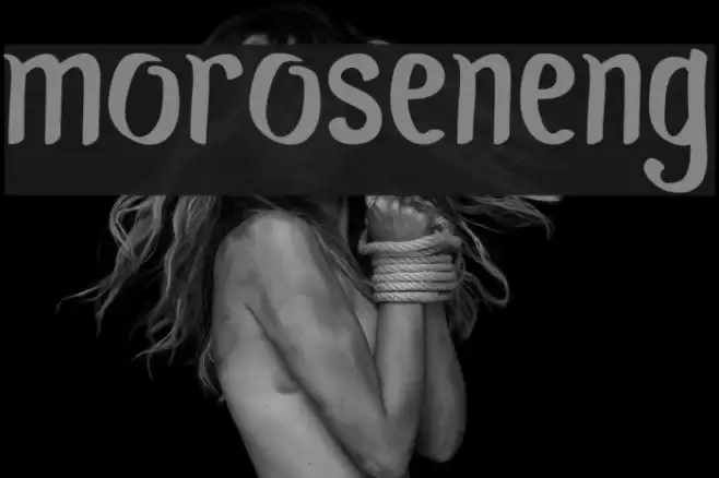 MoroSeneng Font examples