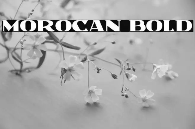 Morocan Bold Example 2