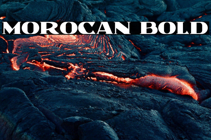 Morocan Bold Example 3