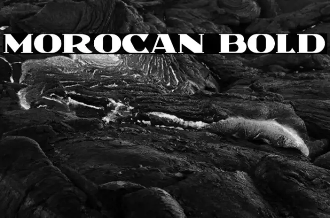 Morocan Bold Example 3