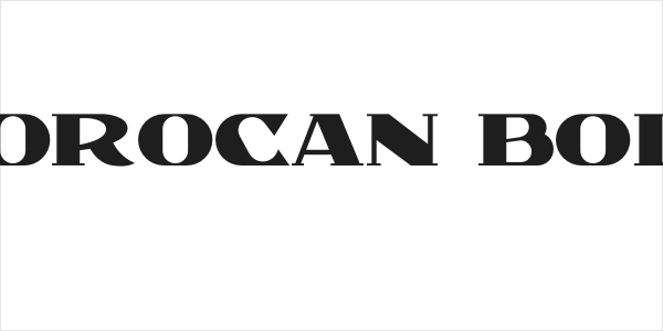 Morocan Bold Logo