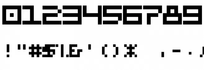 Morohashi Font OTHER CHARS