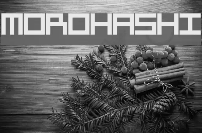 Morohashi Font examples