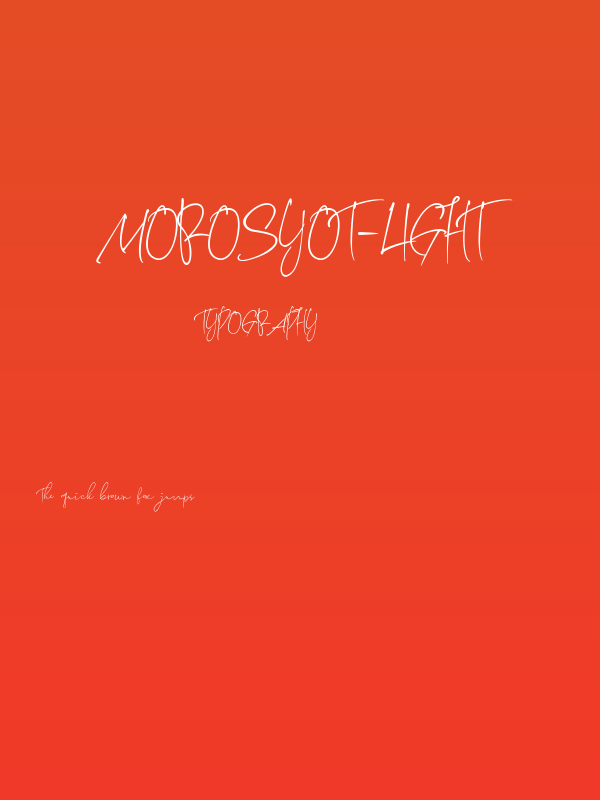 Morosyot-Light Poster