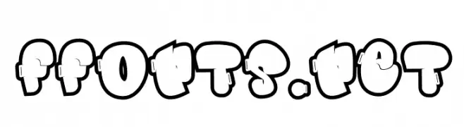 Morp Caps Outline Outline Caratteri