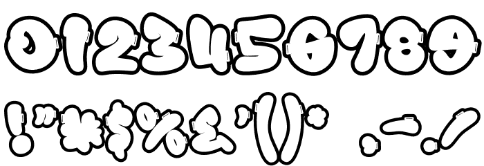 Morp Caps Outline Outline Font OTHER CHARS