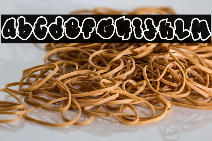 Morp Caps Outline Outline Font examples