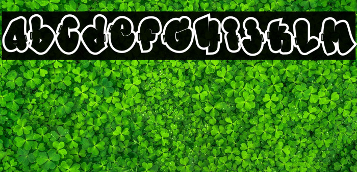 Morp Caps Outline Outline Font examples