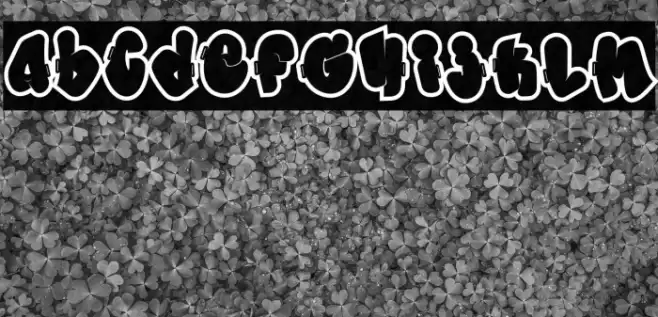 Morp Caps Outline Outline Caratteri examples