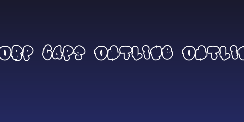 Morp Caps Outline Outline Social Header