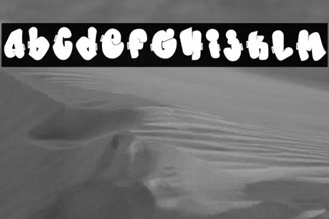 Morp Caps Schriftart examples