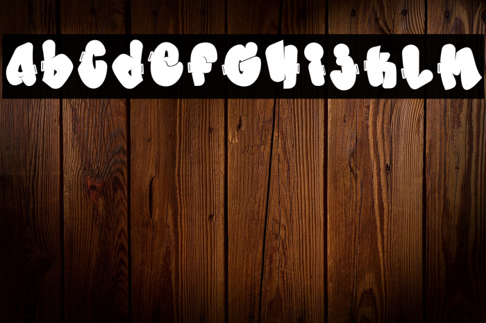 Morp Caps Font examples