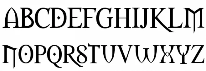 Morpheus Regular Font UPPERCASE