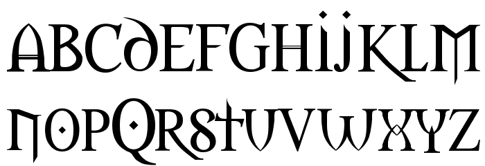 Morpheus Regular Шрифта строчной