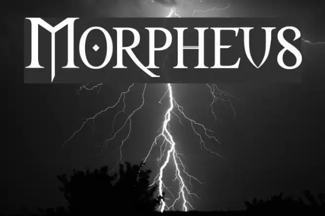 Morpheus Font examples