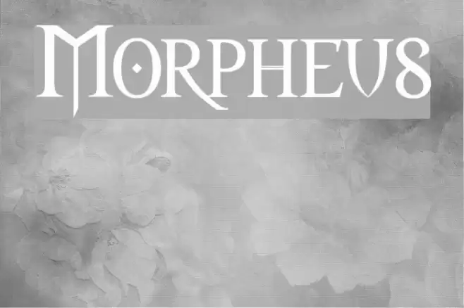 Morpheus Font examples