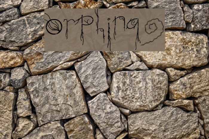 Morphina2 Font examples