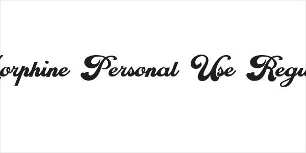 Morphine Personal Use Regular Logo