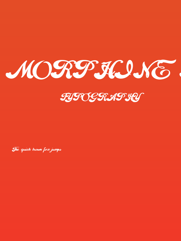 Morphine Personal Use Regular Poster