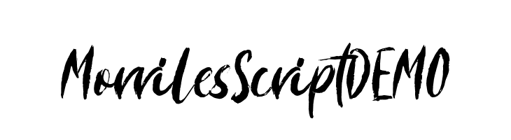 MorrilesScriptDEMO  Frei Schriftart Herunterladen