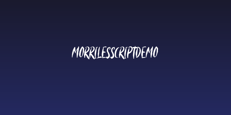 MorrilesScriptDEMO Social Header