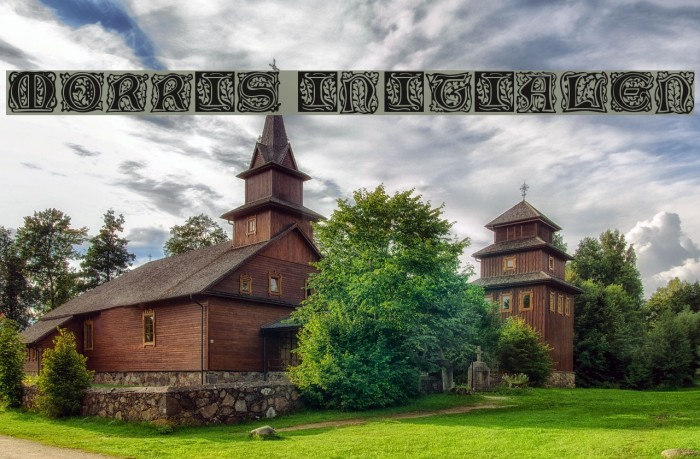 Morris Initialen Font examples